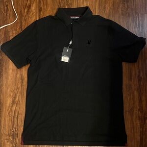 Psycho Bunny Black Polo Shirt